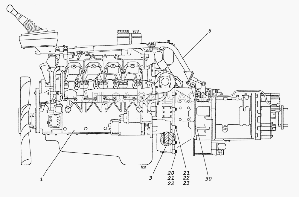 740.51-1000300-14 Агрегат силовой  